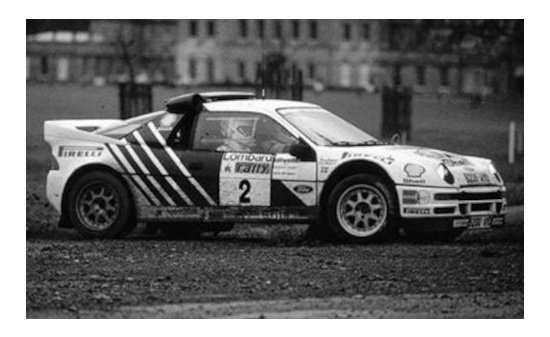 Ford RS200, No.2, RAC Rally 1986